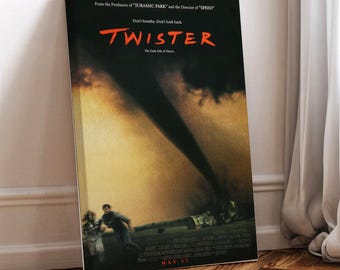 Twisters Movie Poster: Wrapped Canvas Wall Art