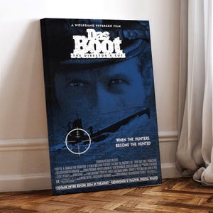 Das Boot Movie Poster, gewickelte Leinwand, Kunst Poster für Geschenk, Raumdekor, Wandkunst, Geschenk für Ihn