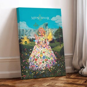 Midsommar Film Poster, gewickelte Leinwand, Kunst Poster für Geschenk, Raumdekor, Wandkunst, Geschenk für Ihn