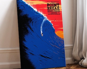 Poster del film Point Break: tela da parete rivestita