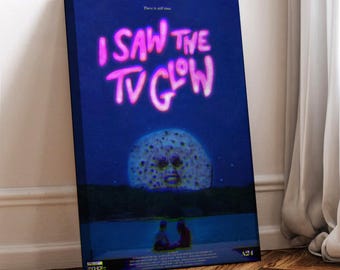 Poster del film Saw the TV Glow, tela avvolta, poster artistico come regalo, decorazione per la stanza, arte murale, regalo per lui