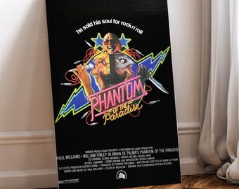 Phantom of the Paradise Movie Poster, Wrapped Canvas Wall Art