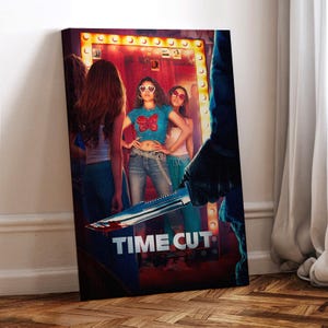 Time Cut Movie Poster, Wrapped Canvas, Art Poster for Gift,Room Decor,Wall Art,Gift For Him
