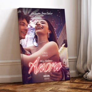Anora Film Poster, gewickelte Leinwand, Kunst Poster für Geschenk, Raumdekor, Wandkunst, Geschenk für Ihn