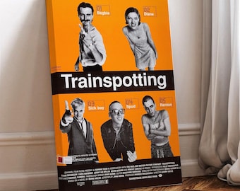 Trainspotting Movie Poster: Wrapped Canvas Wall Art - Etsy Israel