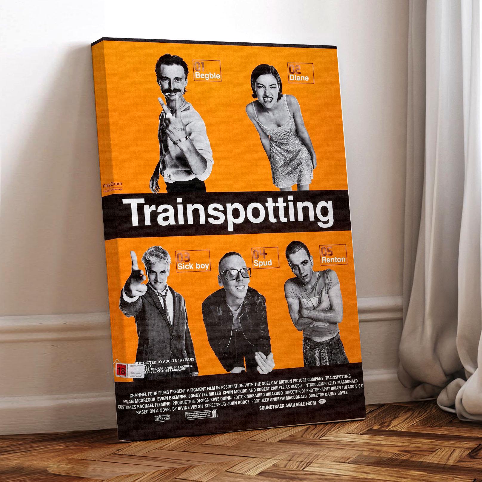 Trainspotting Movie Poster: Wrapped Canvas Wall Art - Etsy Israel
