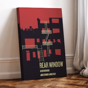 Heckscheibe Movie Poster, gewickelte Leinwand, Kunst Poster für Geschenk, Raumdekor, Wandkunst, Geschenk für ihn