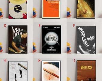 Poster del film Whiplash, arte murale su tela, regalo per lui