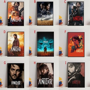 Póster de la película Andor, póster artístico para regalo, decoración de habitación, arte de pared, regalo para él