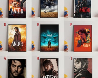 Andor Film Poster: Star Wars Leinwand Wandkunst