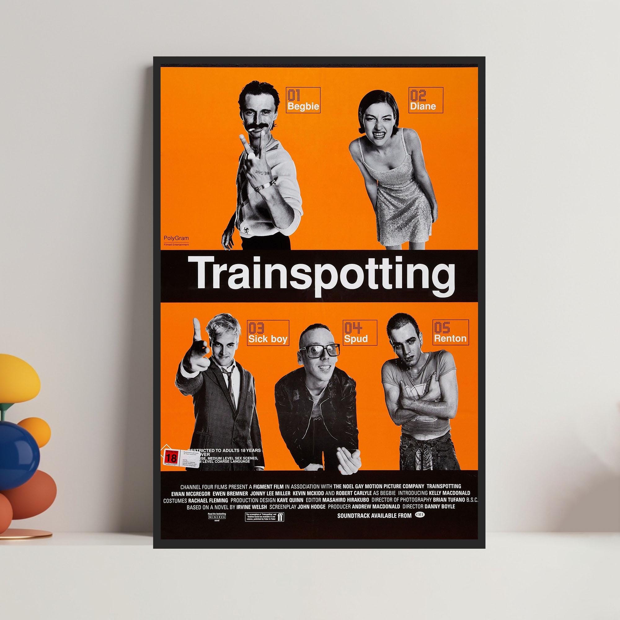Trainspotting Movie Poster: Wrapped Canvas Wall Art - Etsy Israel