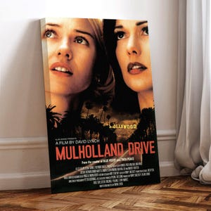Mulholland Movie Poster, Wrapped Canvas, Art Poster for Gift,Room Decor,Wall Art,Gift For Him