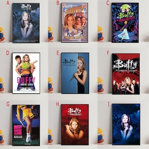 Poster del film Buffy l'ammazzavampiri, poster artistico da regalare, decorazione per la stanza, decorazione murale, regalo per lui