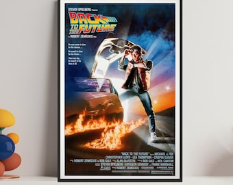 Locandina del film Ritorno al futuro: Deep Into The Blue - Quadro su tela