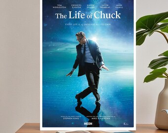 The Life of Chuck Movie Poster: Stephen King Canvas Wall Art - Etsy