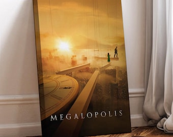 Megalopolis Movie Poster: Wrapped Canvas Wall Art
