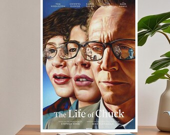 The Life of Chuck Movie Poster: Stephen King Canvas Wall Art
