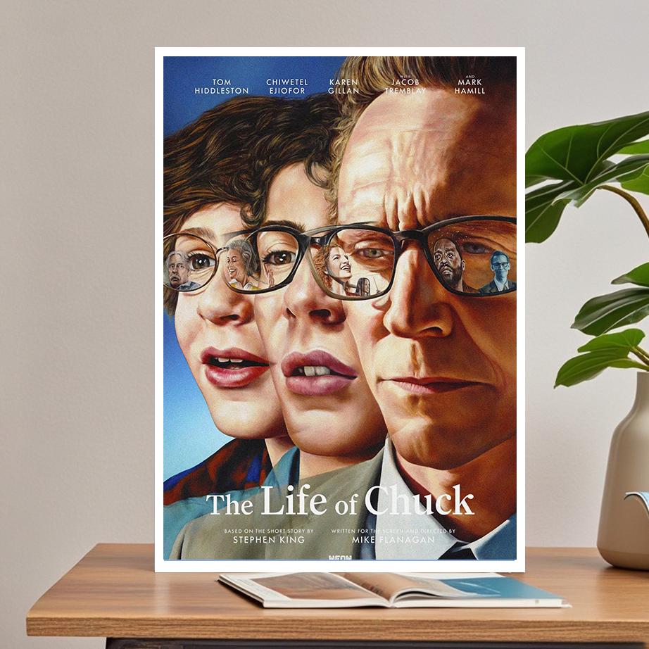 The Life of Chuck Movie Poster: Stephen King Canvas Wall Art - Etsy UK