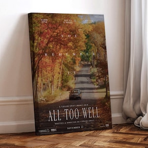All Too Well The Short Film Poster del film, tela avvolta, poster artistico per regalo, decorazione della stanza, arte murale, regalo per lui