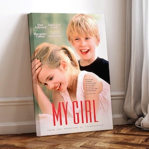 My Girl Movie Poster, Wrapped Canvas, Art Poster for Gift,Room Decor,Wall Art,Gift For Him