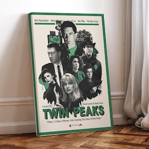 Twin Peaks Fire Walk With Me Movie Poster, gewickelte Leinwand, Kunst Poster für Geschenk, Raumdekor, Wandkunst, Geschenk für Ihn