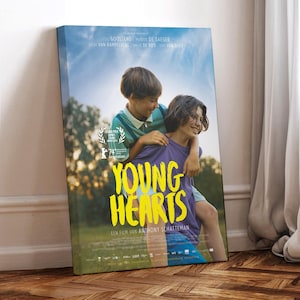 Junge Herzen Film Poster, gewickelte Leinwand, Kunst Poster für Geschenk, Raum Dekor, Wand Kunst, Geschenk für Ihn