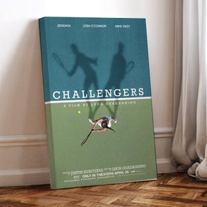Challengers Movie Poster, Wrapped Canvas, Art Poster for Gift,Room Decor,Wall Art,Gift For Him