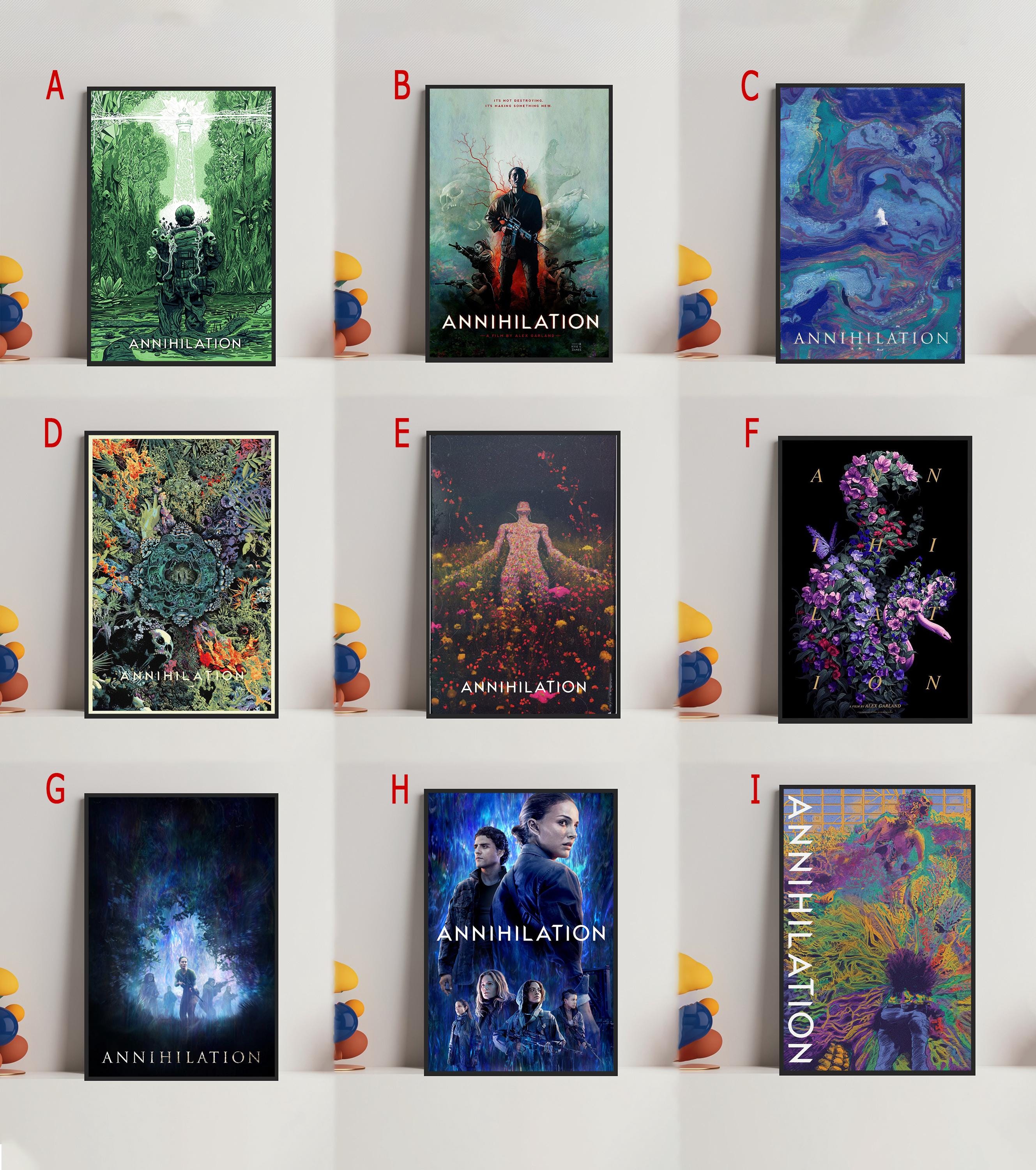 Annihilation Movie Poster: Sci-Fi Canvas Wall Art