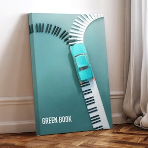Grünes Buch Movie Poster, gewickelte Leinwand, Kunst Poster für Geschenk, Raumdekor, Wandkunst, Geschenk für ihn