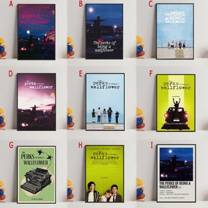 Póster de la película "Las ventajas de ser invisible", póster artístico para regalo, decoración de habitación, arte mural, regalo para él