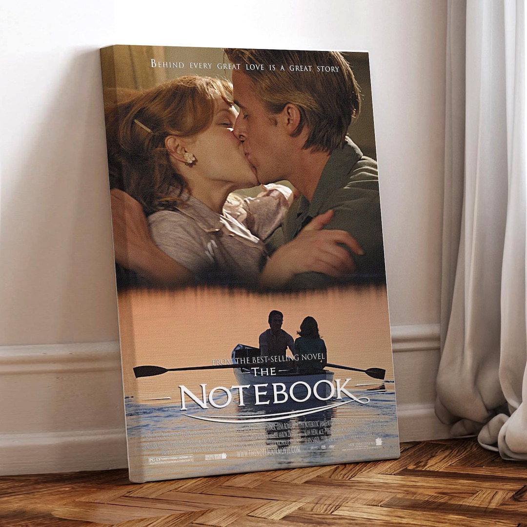 The Notebook Movie Poster: Wrapped Canvas Wall Art - Etsy