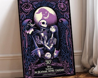 Poster del film Nightmare Before Christmas: tela avvolta