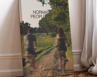 Normal People Movie Poster: Wrapped Canvas Wall Art