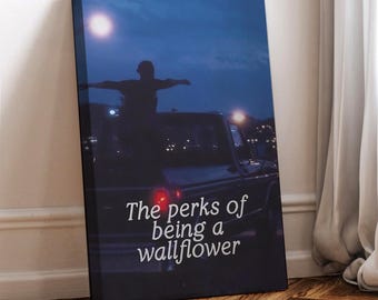 The Perks of Being A Wallflower Movie Poster, Wrapped Canvas Art