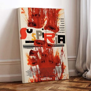 Suspiria Movie Poster, gewickelte Leinwand, Kunst Poster für Geschenk, Raumdekor, Wandkunst, Geschenk für ihn