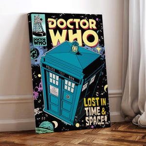 Doctor Who Film Poster, gewickelte Leinwand, Kunst Poster für Geschenk, Raumdekor, Wandkunst, Geschenk für ihn