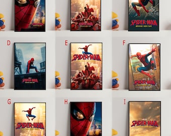 Spider-Man Brand New Day Movie Poster: Canvas Wall Art,Home Decor