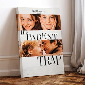 The Elternfalle Filmplakat, gewickelte Leinwand, Kunstplakat für Geschenk, Raumdekor, Wandkunst, Geschenk für ihn