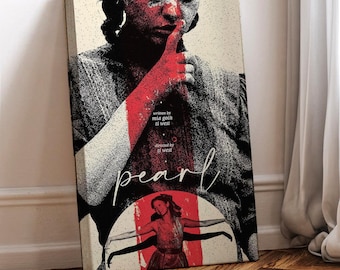 Locandina del film Pearl: stampa su tela.