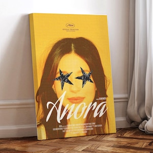 Anora Movie Poster, Wrapped Canvas, Art Poster for Gift,Room Decor,Wall Art,Gift For Him