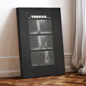 The Truman Show Poster Movie Poster, Wrapped Canvas, Art Poster for Gift,Room Decor,Wall Art,Gift For Him