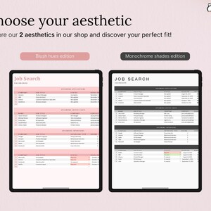 Choose from our 2 aesthetics