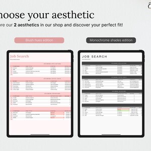Choose from our 2 aesthetics