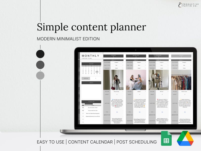 Ready to level up your marketing game? Introducing our SIMPLE CONTENT PLANNER, the ultimate tool for streamlining your content strategy!