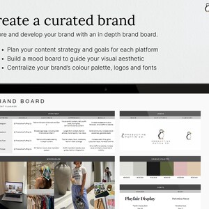 Explore and develop your brand with an in depth brand board.