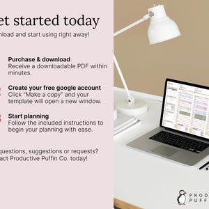 📝 HOW IT WORKS? 📝
01. ADD to cart and PURCHASE.
02. Once payment is verified, click on PURCHASES.
03. DOWNLOAD the attached PDF file with a link to the template in Google Sheets.
04. You will need a free Google account to use the template.