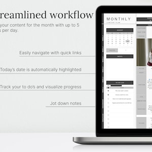 Plan your content for the month with up to 5 posts per day.
