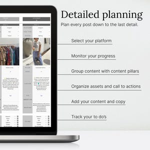 Plan every post down to the last detail.