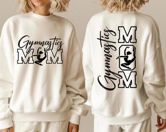 Gymnastics Mom Sweatshirt, Gymnast Mama Shirt, Trendy Mama Shirt, Sports Mom Shirt, Mother's Day Gift, Gymnastics Team Gift for Mom, S664