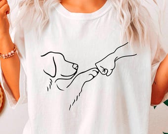 Paw Friend Shirt, Friendship Fist Shirt, Animal Lover Shirt, Dog Mom T-Shirt, Dog Paw Animal Lover Shirt, Dog Owner Gift, Gift For Pet,SW100